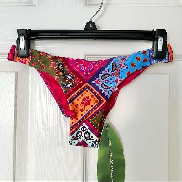 Farm Rio Colorful Bandana Bikini Botton In Multicolor Medium - Picture 4 of 10